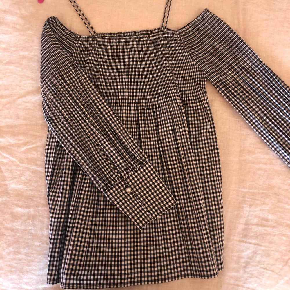 Zara gingham top